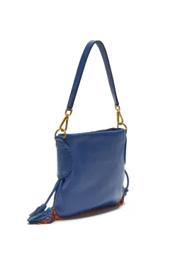Hot Maliparmi BOLSO PEQUEÑO AL HOMBRO LEATHER & BEADS Naranja