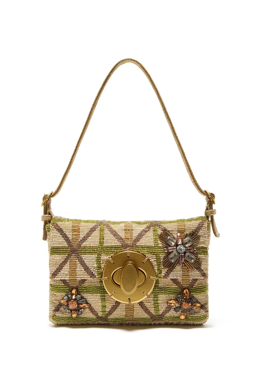 Sale Maliparmi BOLSO PEQUEÑO AL HOMBRO MAGNOLIA & STONES Dorado
