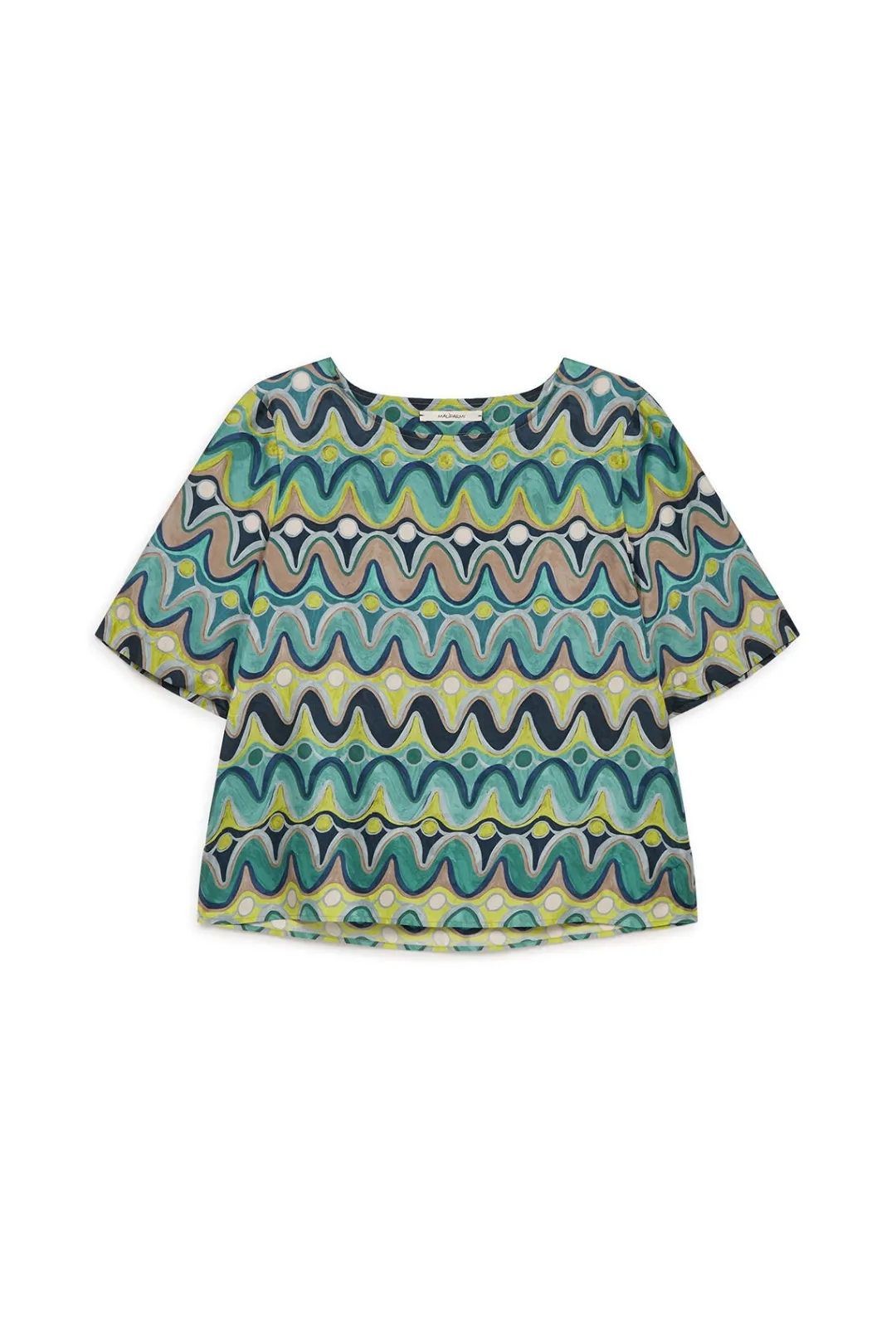 Outlet Maliparmi CAMISA COLLECTION PRINT Menta