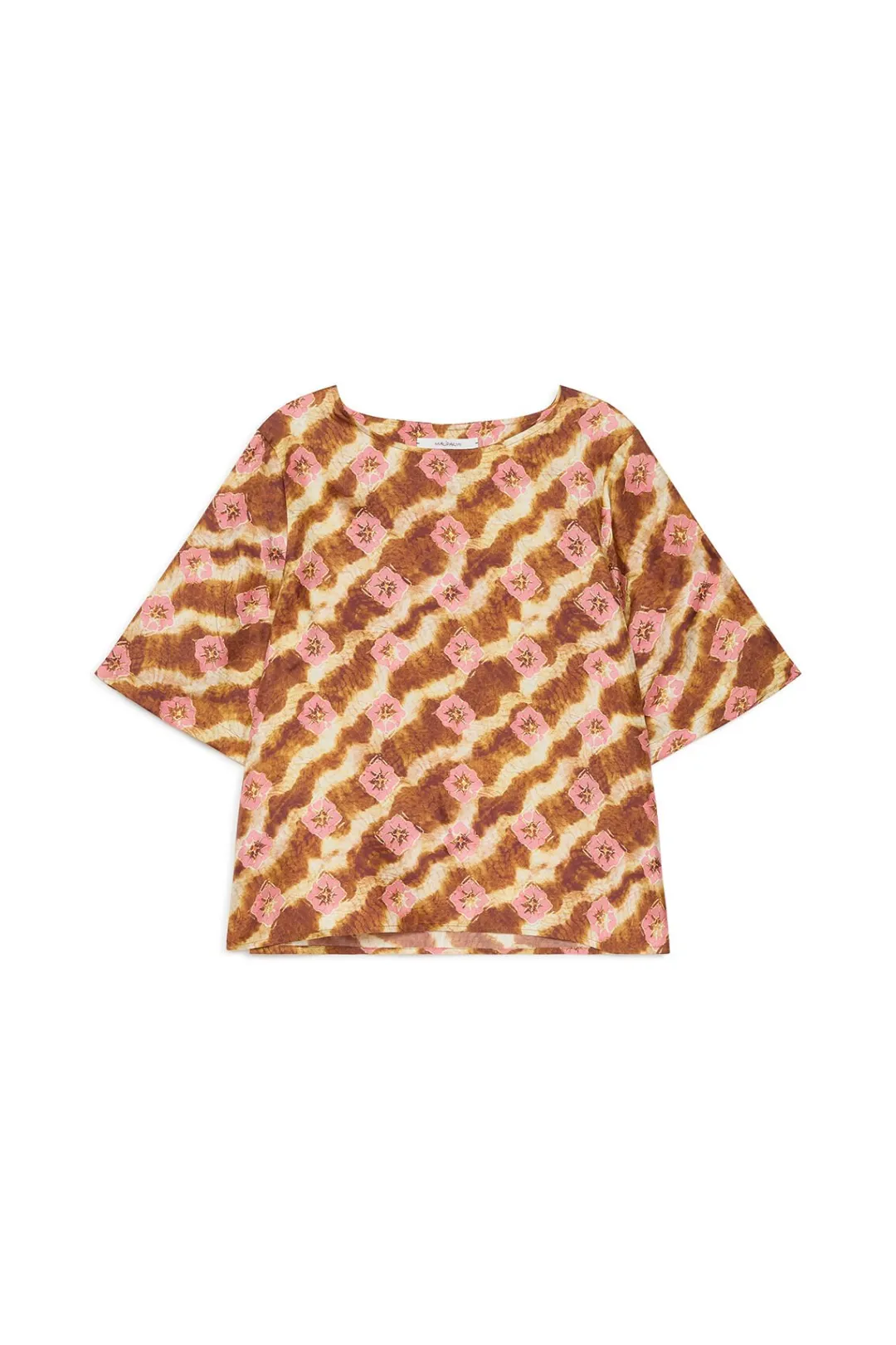 Fashion Maliparmi CAMISA COLLECTION PRINT Marrón