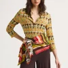 Online Maliparmi CAMISA GEOMETRIC MIMOSA Amarillo