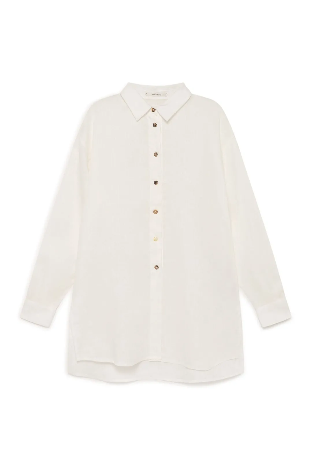 Online Maliparmi CAMISA SUMMER LINEN Blanco