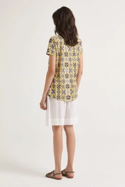 Outlet Maliparmi CAMISETA CALEIDO FLOWER Gris