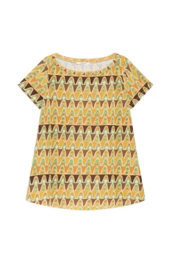 Sale Maliparmi CAMISETA GEOMETRIC MIMOSA Amarillo