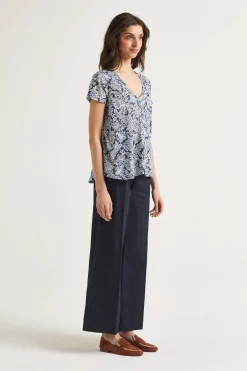 Outlet Maliparmi CAMISETA MAGICAL FLOWER Azul