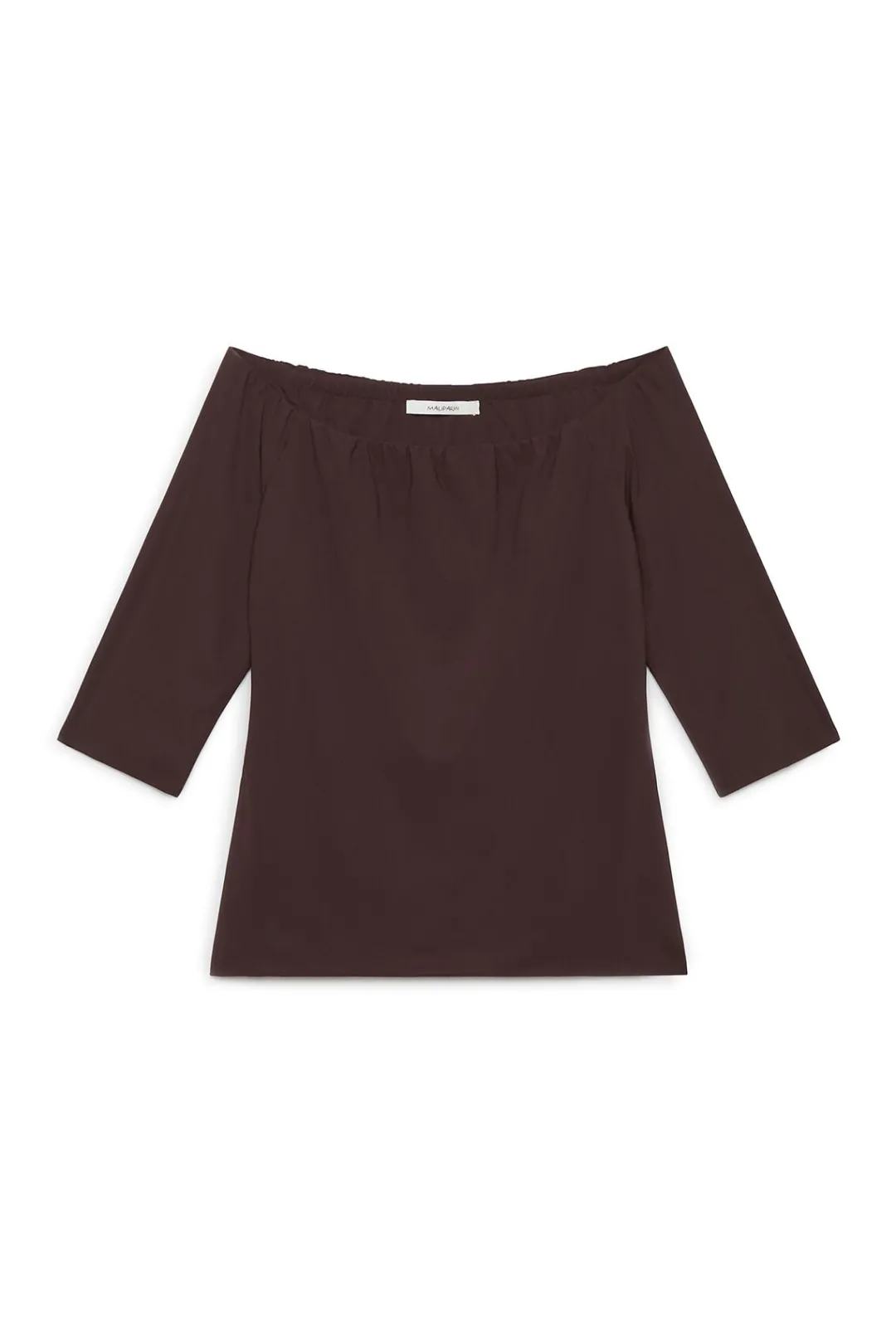 Hot Maliparmi CAMISETA SOFT JERSEY Marrón oscuro