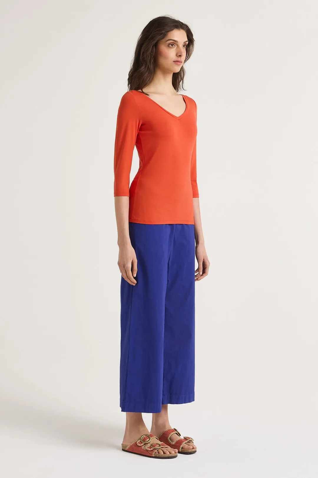 Outlet Maliparmi CAMISETA SOFT JERSEY Naranja