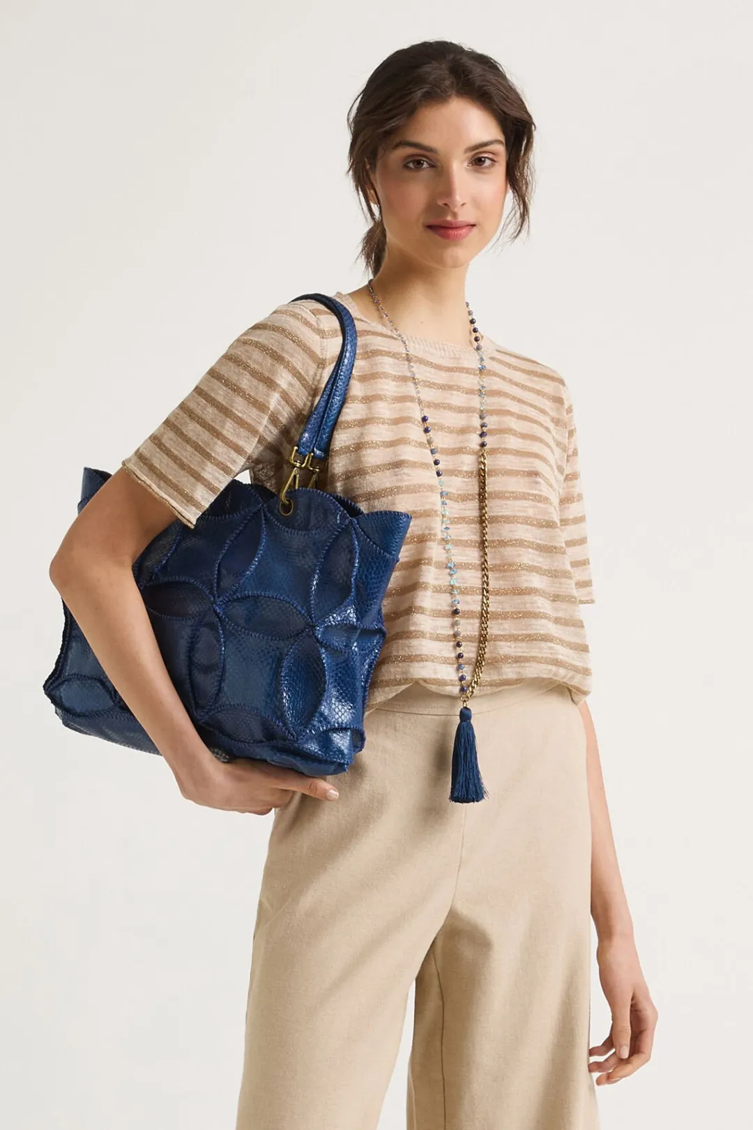 Best Maliparmi CAMISETA SUMMER LINEN Natural