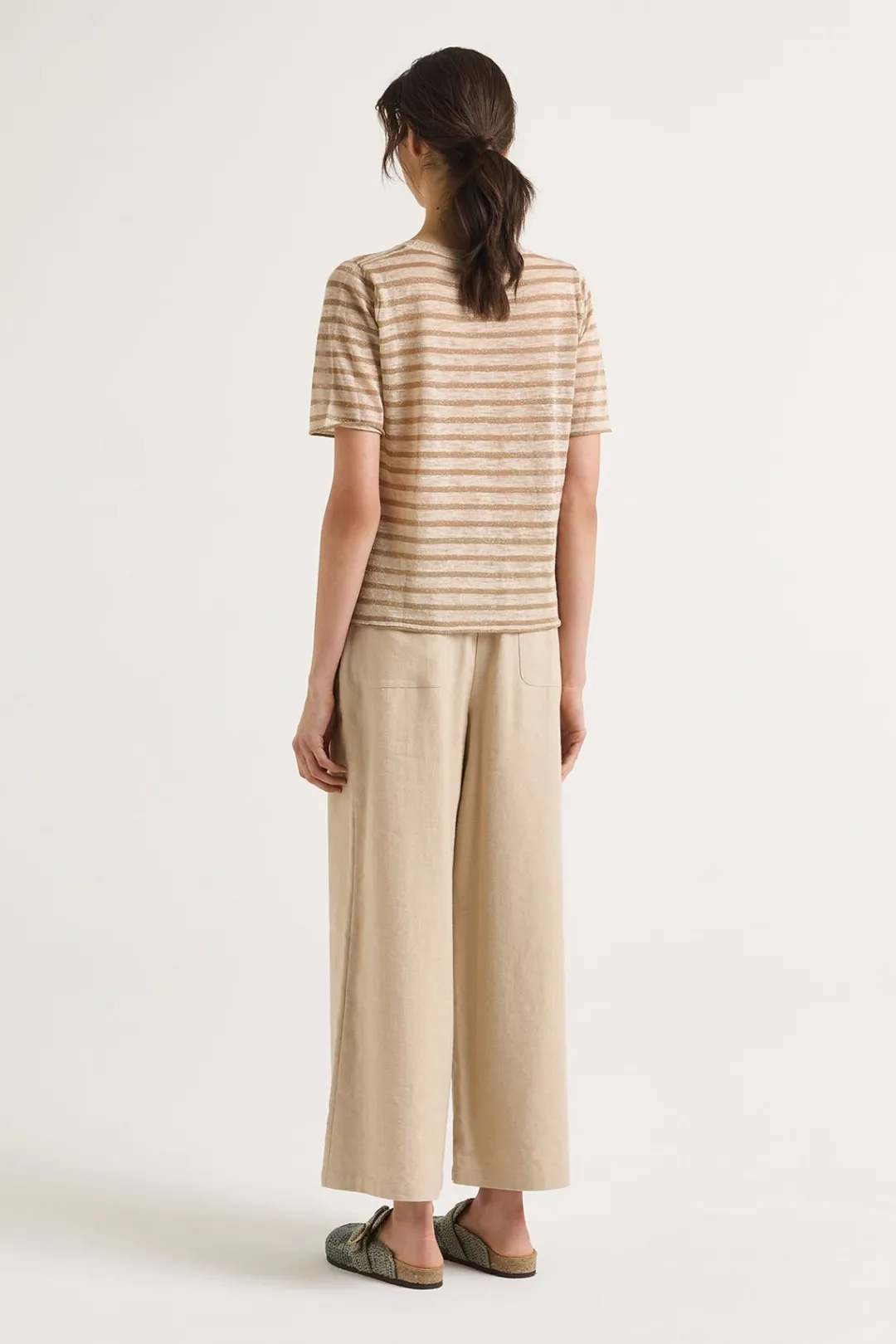 Best Maliparmi CAMISETA SUMMER LINEN Natural