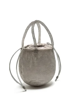 Fashion Maliparmi CESTA STEEL METAL CROCHET Nickel