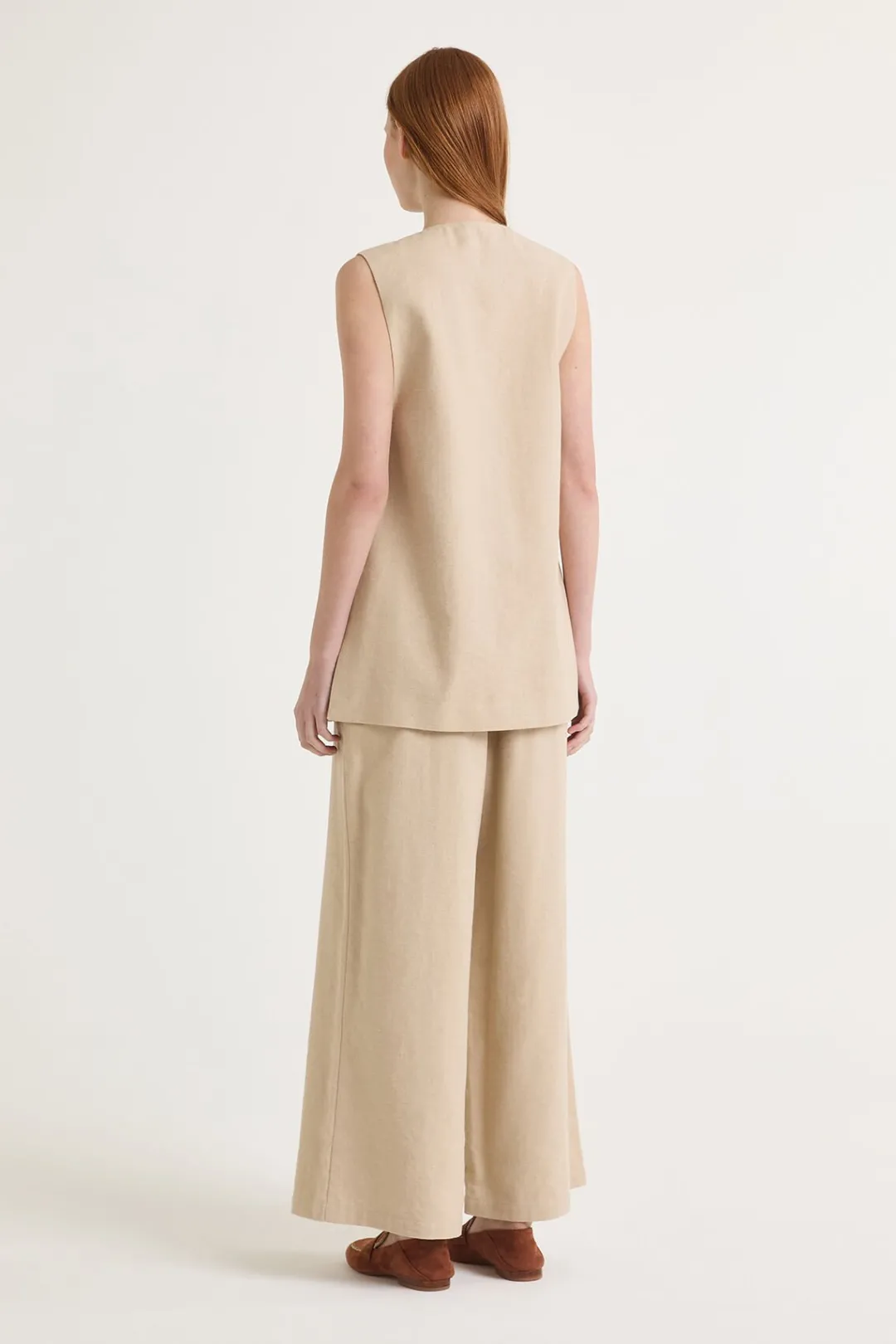 Outlet Maliparmi CHALECO SPRING DENIM Crema café