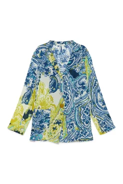 Hot Maliparmi CHAQUETA ARABESQUE PRINT Azul