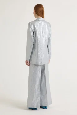 Outlet Maliparmi CHAQUETA EXCLUSIVE LINEN Plateado