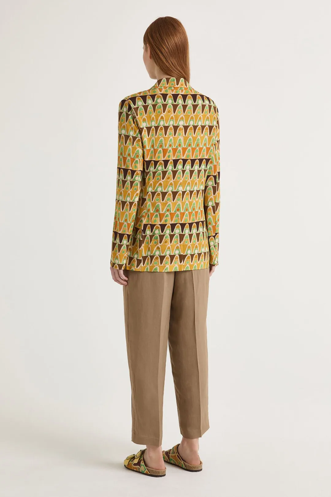 Best Maliparmi CHAQUETA GEOMETRIC MIMOSA Amarillo