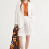Clearance Maliparmi CHAQUETA MAGNOLIA LINEN Blanco