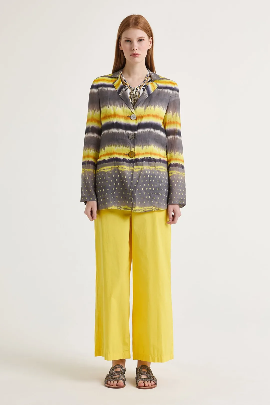 Hot Maliparmi CHAQUETA MALI TYE DYE Amarillo