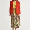 Hot Maliparmi CHAQUETA MILANO STITCHING Naranja