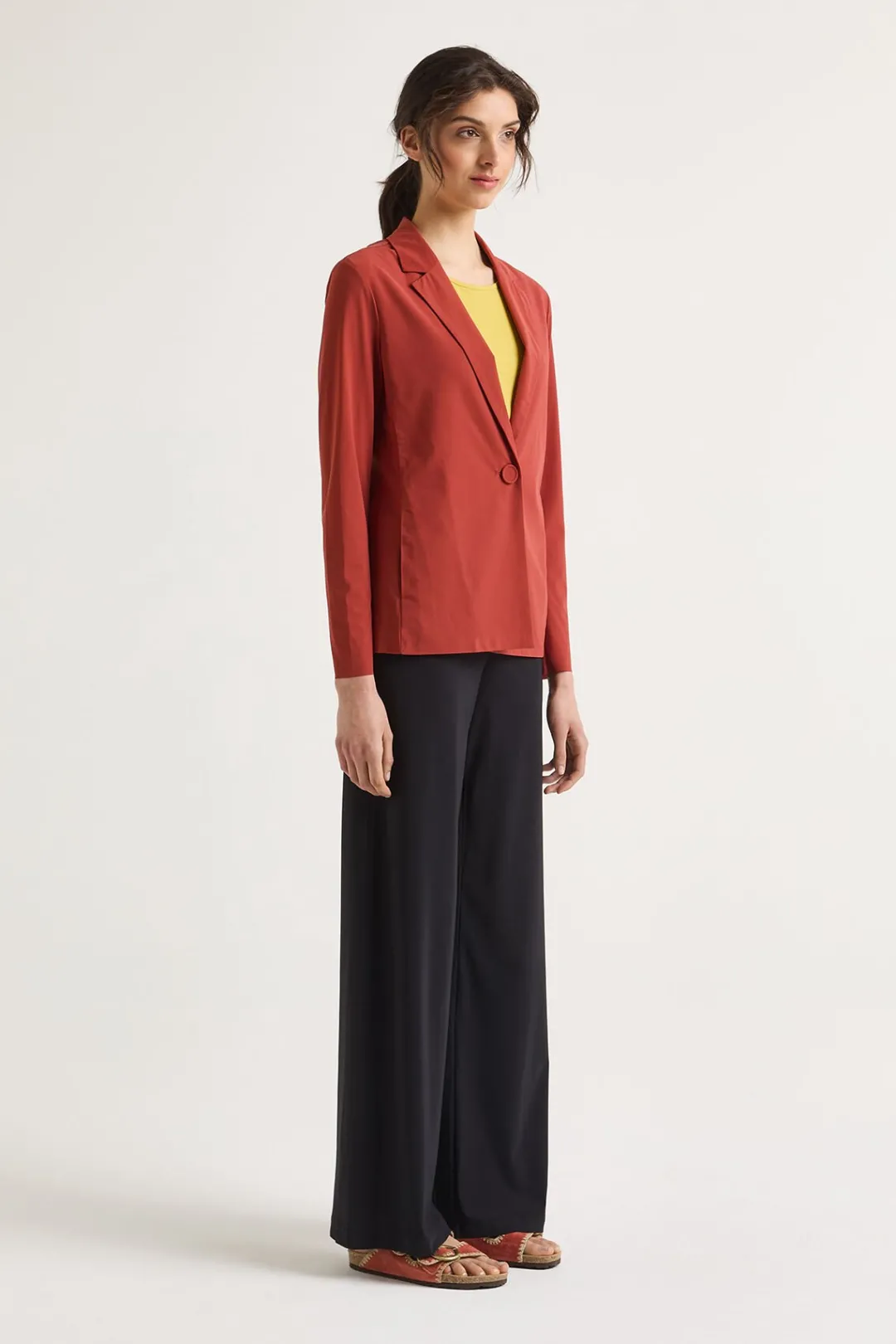 Hot Maliparmi CHAQUETA SOFT JERSEY Cuero