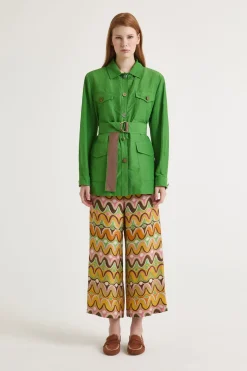 Online Maliparmi CHAQUETÓN MIMOSA NYLON Verde césped