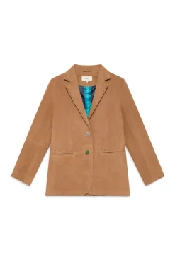 Best Maliparmi CHAQUETÓN SOFT SUEDE Camello