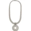 Fashion Maliparmi COLLAR STEEL METAL CROCHET Nickel