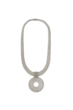 Fashion Maliparmi COLLAR STEEL METAL CROCHET Nickel