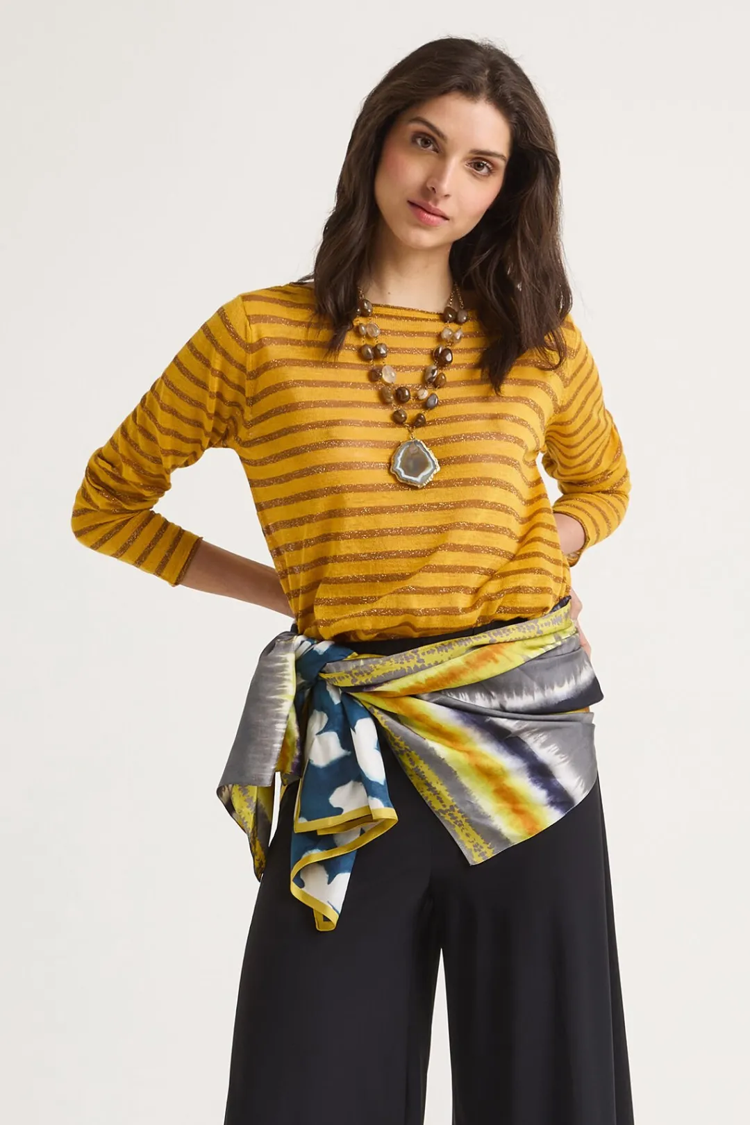 Clearance Maliparmi COLLAR STONE CHAIN Ámbar