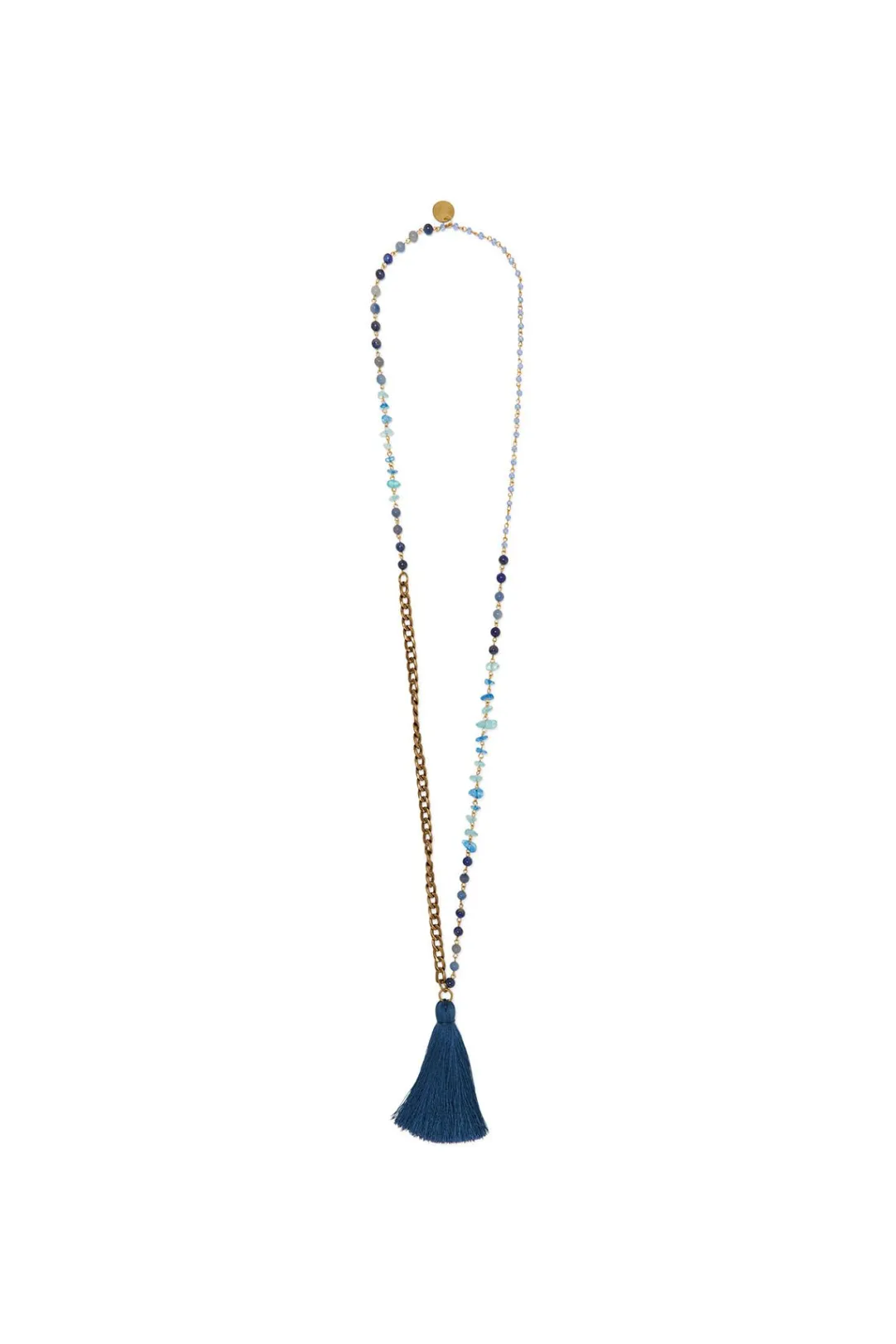 New Maliparmi COLLAR STONES & CHAIN Azul