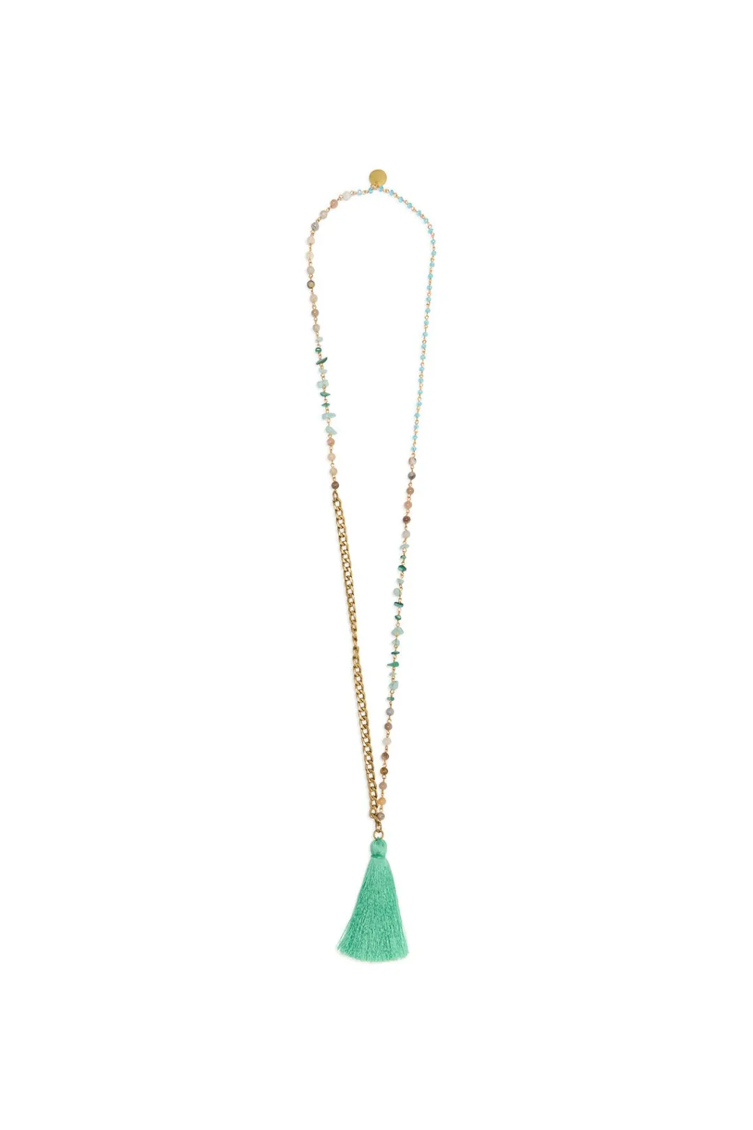 Discount Maliparmi COLLAR STONES & CHAIN Turquesa