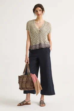 Sale Maliparmi CÁRDIGAN METALLIC Oro