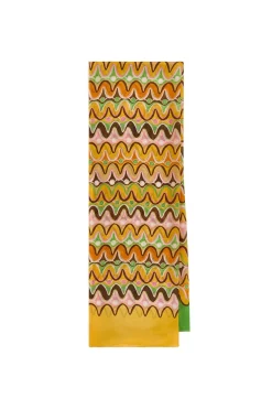 Discount Maliparmi ESTOLA 70X200 COLLECTION PRINT Naranja