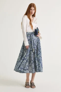 New Maliparmi FALDA MAGICAL FLOWER Azul