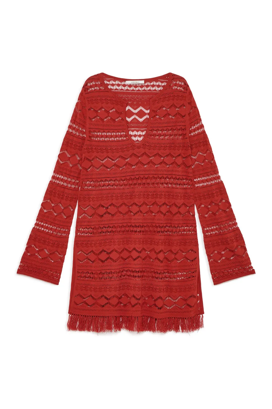 Best Maliparmi JERSEY CONFORT LACE Rojo ladrillo
