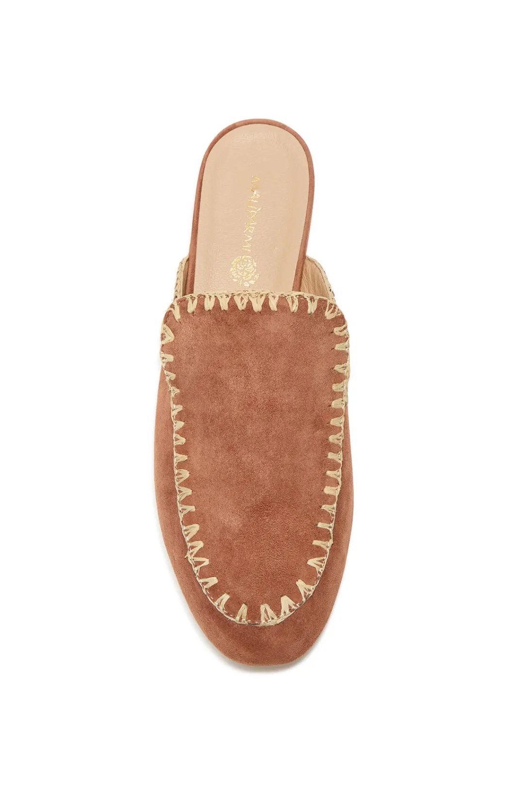 Clearance Maliparmi MOCASINES LEATHER & RAFFIA Ámbar