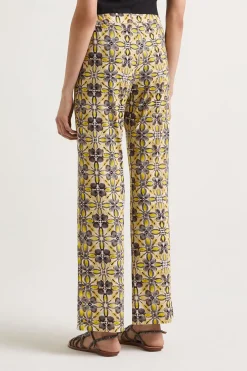 Outlet Maliparmi PANTALÓN CALEIDO FLOWER Gris