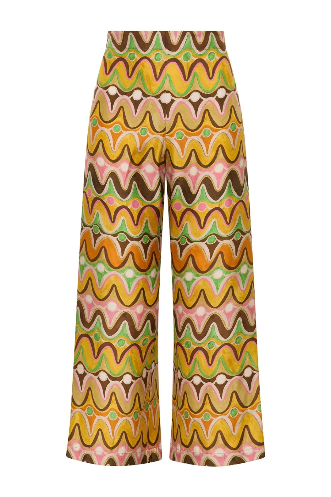 Outlet Maliparmi PANTALÓN COLLECTION PRINT Naranja