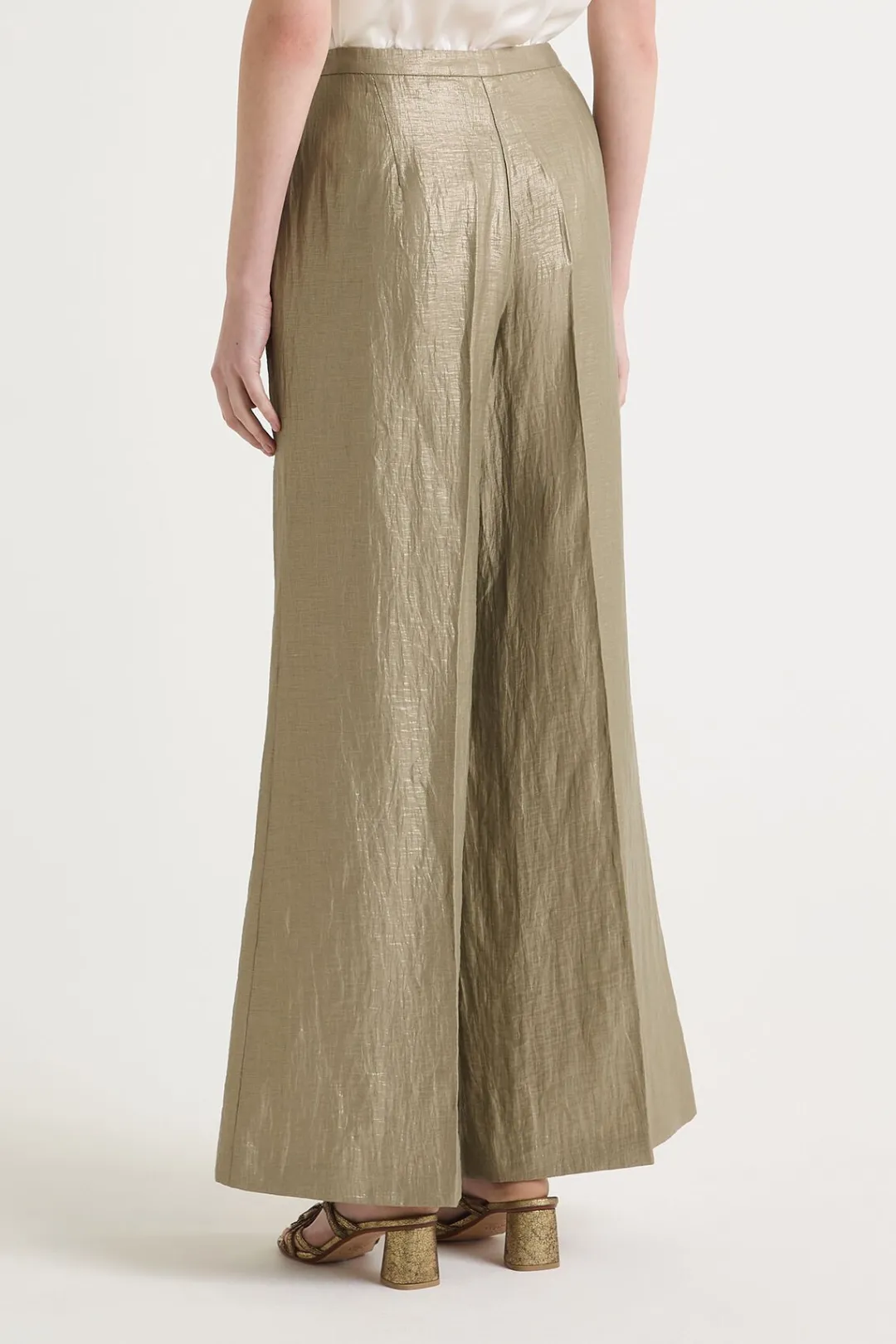 New Maliparmi PANTALÓN EXCLUSIVE LINEN Oro