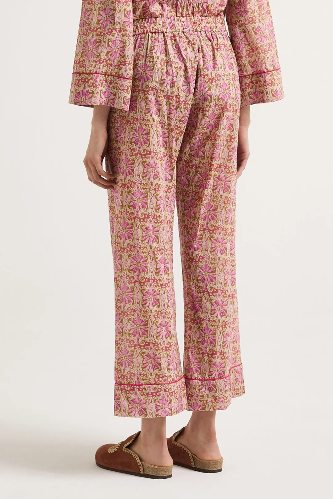 Fashion Maliparmi PANTALÓN FLOWER BATIK Rosa