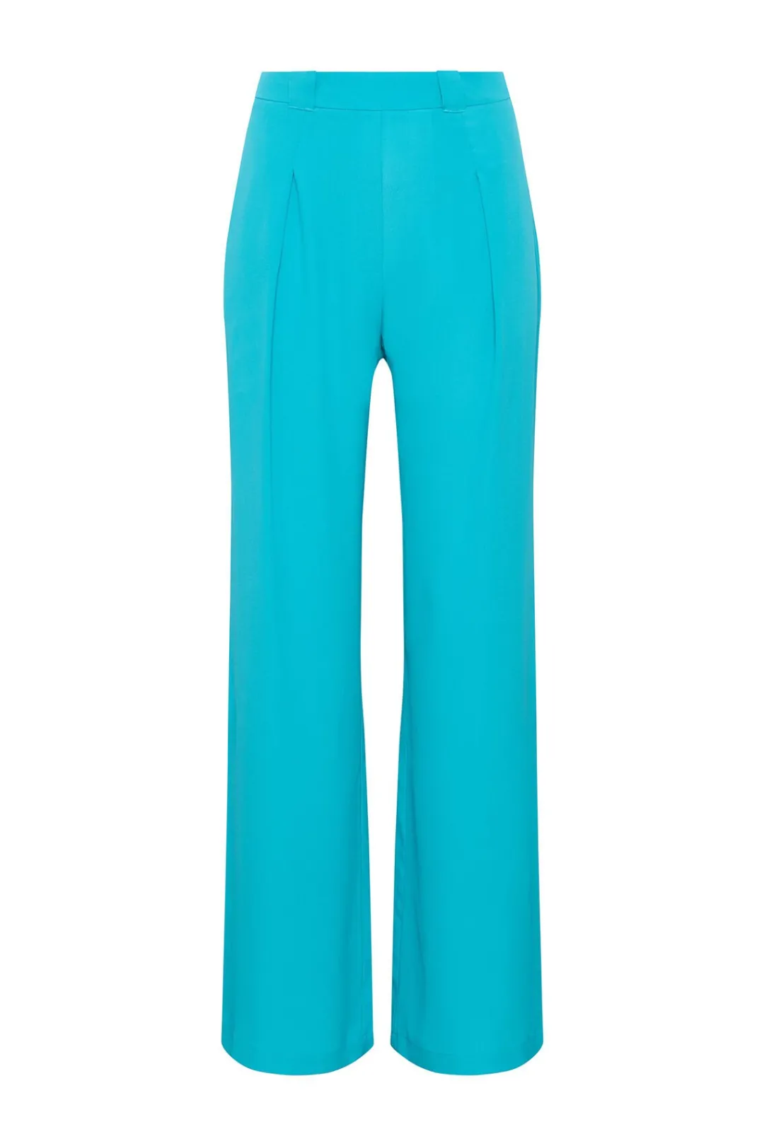 Best Maliparmi PANTALÓN FLUID CREPE Turquesa