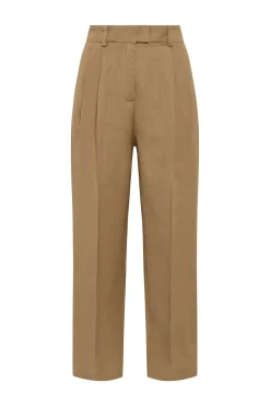 Hot Maliparmi PANTALÓN MAGNOLIA LINEN Marrón rosa