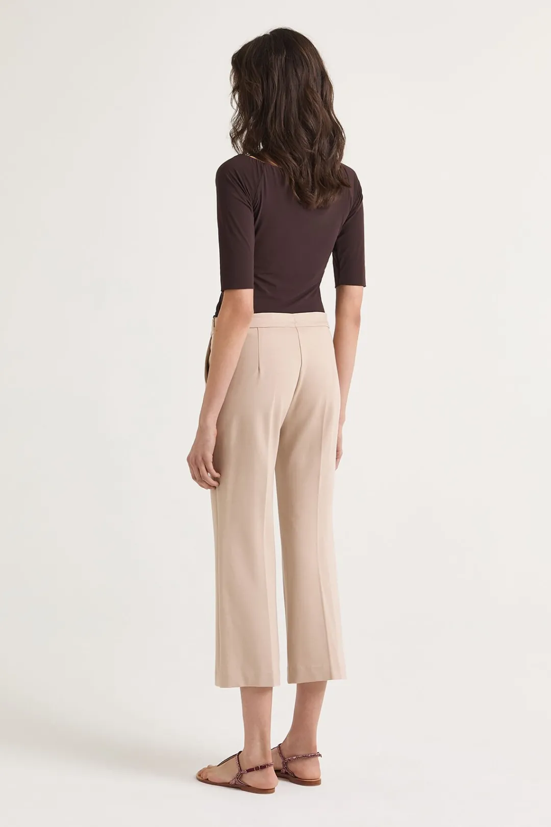 Online Maliparmi PANTALÓN MILANO STITCHING Crema café