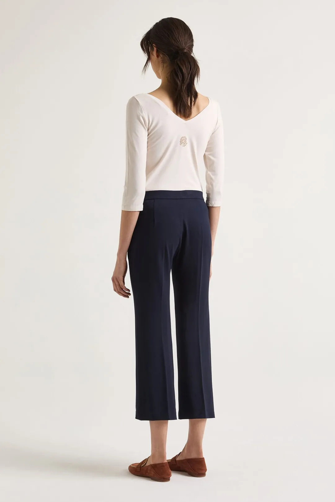 Online Maliparmi PANTALÓN MILANO STITCHING Azul noche