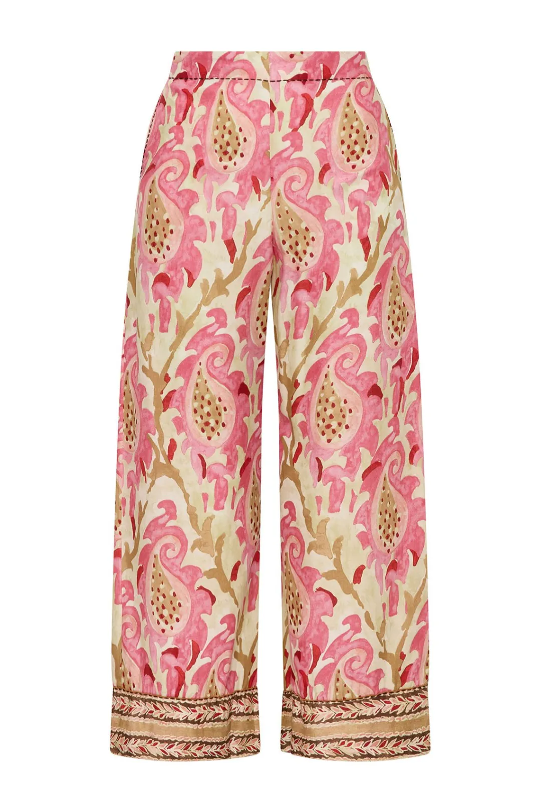 Clearance Maliparmi PANTALÓN MIRTLE PAISLEY Rosa
