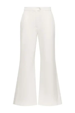 Online Maliparmi PANTALÓN SARTORIAL GABARDINE Blanco