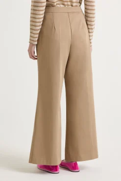 New Maliparmi PANTALÓN SARTORIAL GABARDINE Crema café