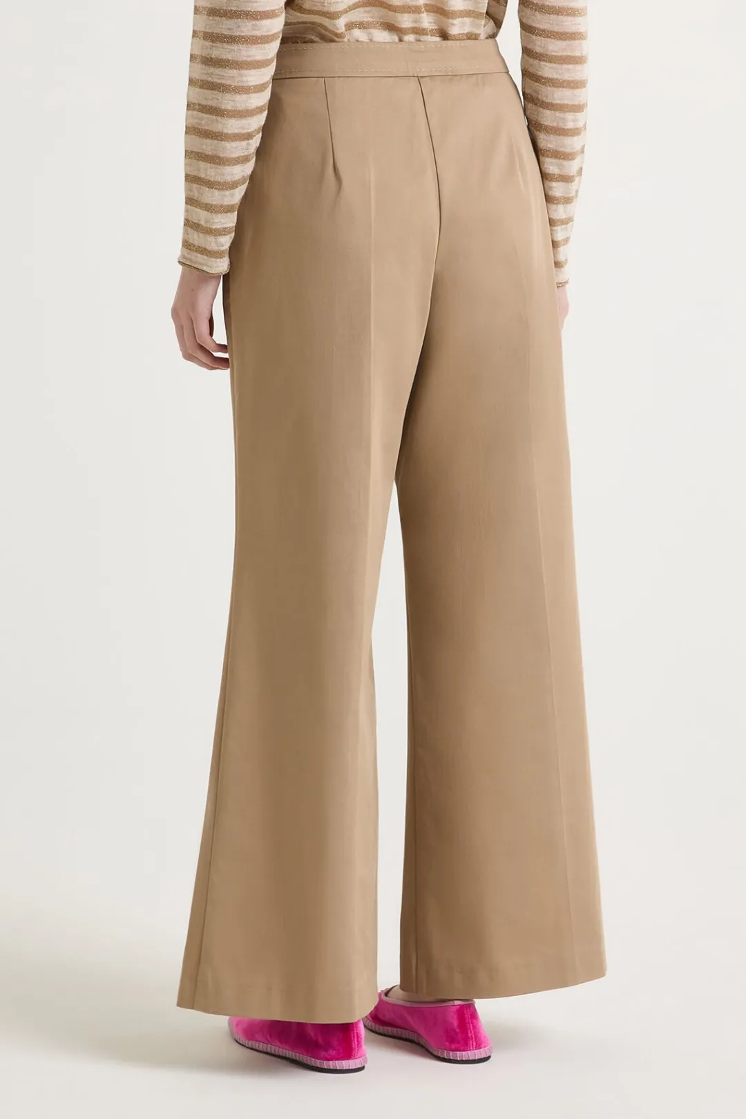 New Maliparmi PANTALÓN SARTORIAL GABARDINE Crema café