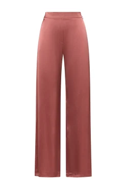 Hot Maliparmi PANTALÓN SHINY CADY Rojo Cedro