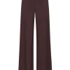 Hot Maliparmi PANTALÓN SOFT JERSEY Marrón oscuro