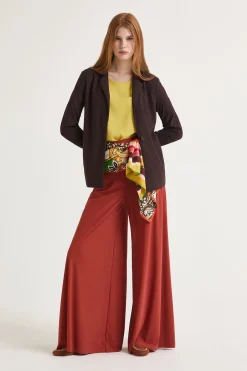 Outlet Maliparmi PANTALÓN SOFT JERSEY Cuero
