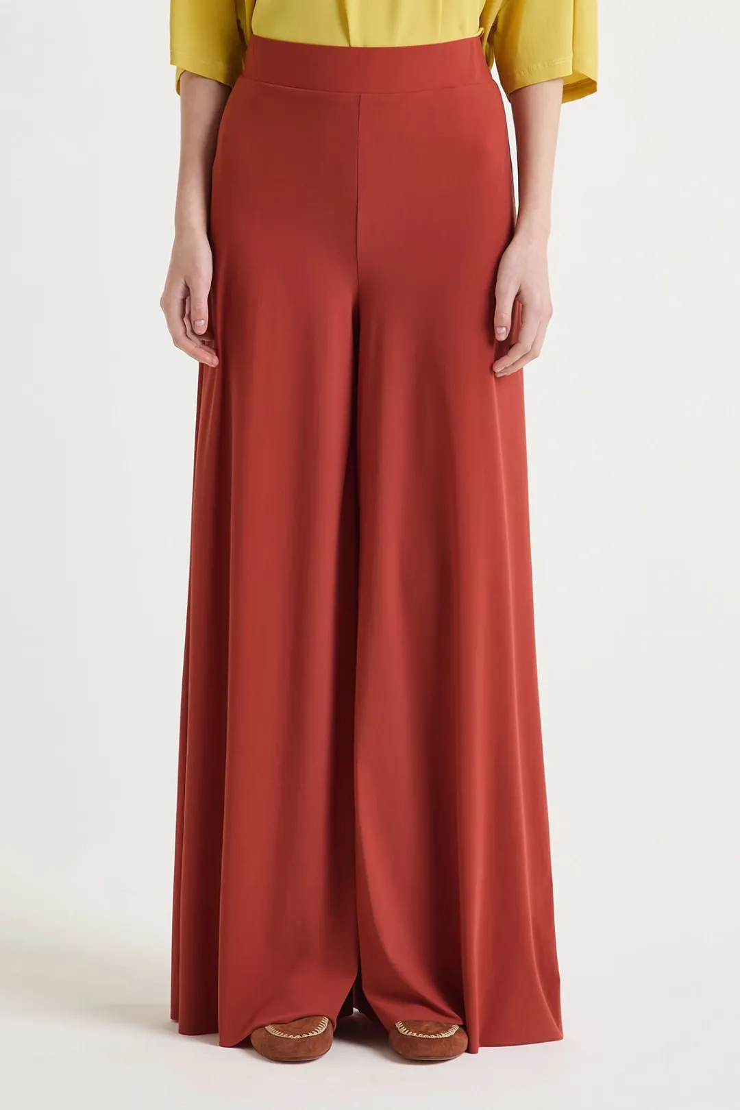 Outlet Maliparmi PANTALÓN SOFT JERSEY Cuero
